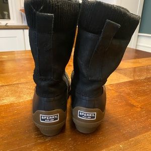 Sperry winter syren duck boots 8.5. Fleece Lined,warmer than regular duck boots